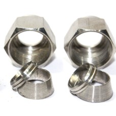 SS Ferrule Double OD Fitting Stainless Steel 316 Set Of 2